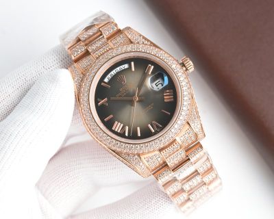 Rolex Daydate Log Series 2813 Movement 41mm 316L Steel Watch